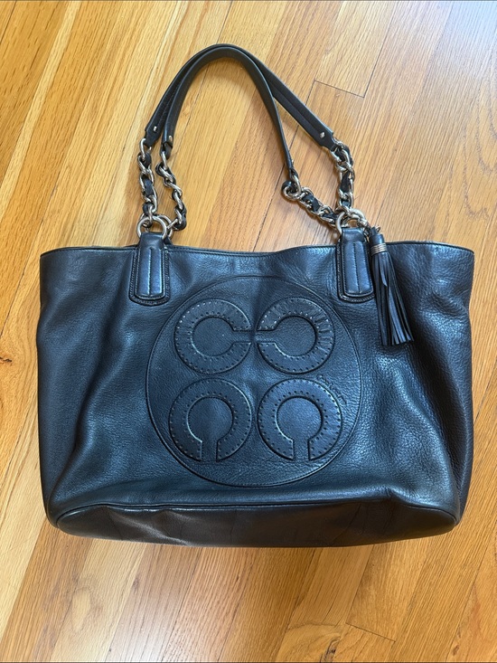 Coach Handbags - Coach Legacy Black Leather Tote